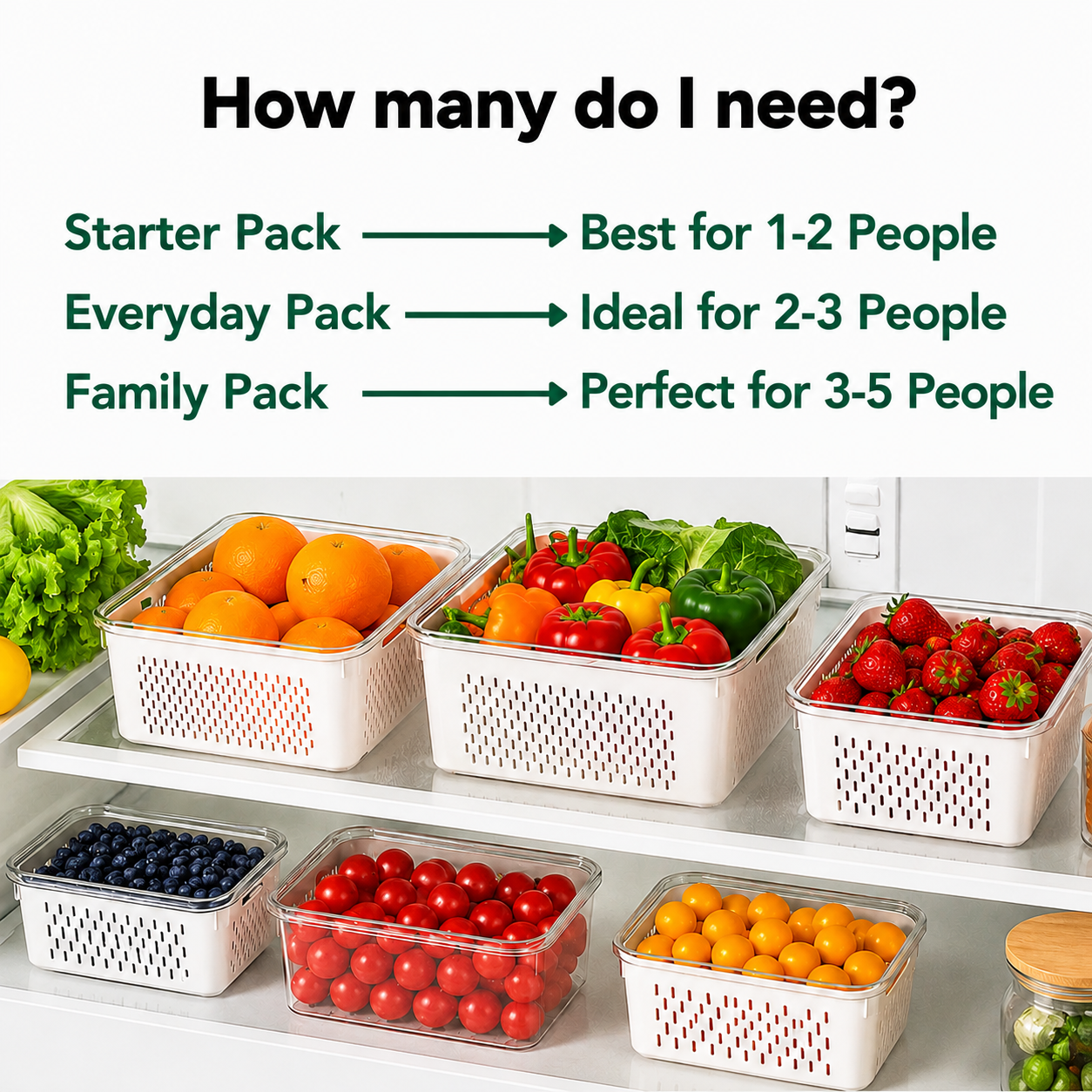 Crisply Fridge Organizers & Storage