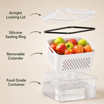 Crisply Fridge Organizers & Storage