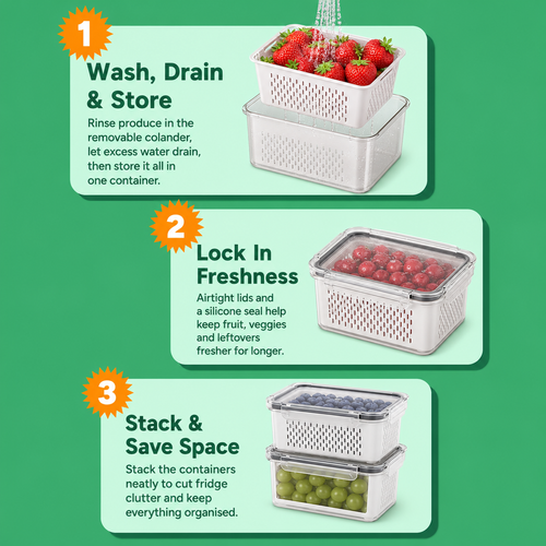 Crisply Fridge Organizers & Storage